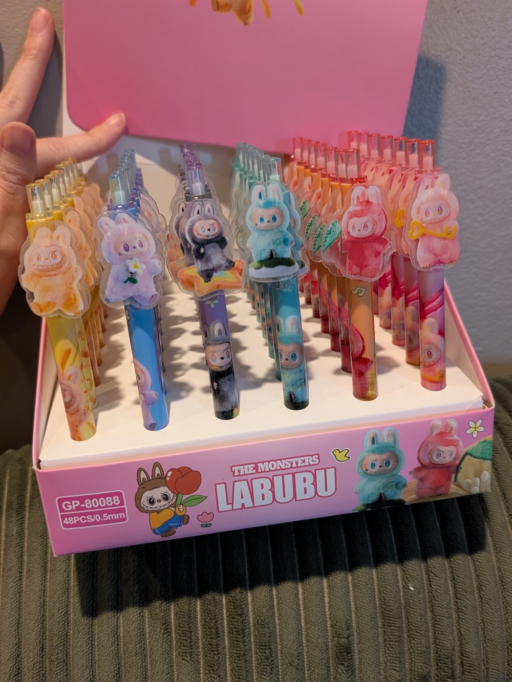 Case Of 48 Labubu Pens With Display Box